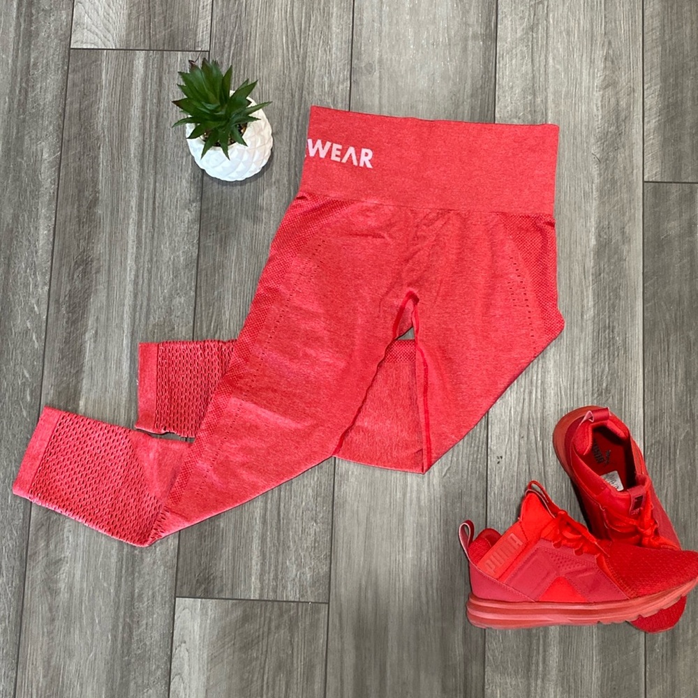 Ryderwear red marl leggings ❤️